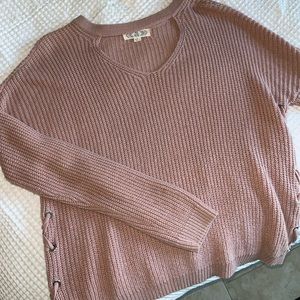 Pink/mauve sweater